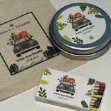 Sticker ile Kişiselleştirilebilir XSmall Teneke Format Mum