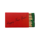 Happy New Year Küçük Kibrit Kutusu (Kibrit Uç Rengi Kırmızı)