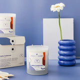 No.7 Indian Sandalwood Glass Candle Medium