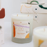 No.3 Spicy Mimosa Glass Candle Medium