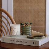 No.4 White Patchouli Glass Candle Small