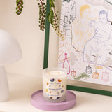 Shamama Fantasy Glass Candle Medium