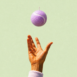 Scented Tennis Ball Form Candle