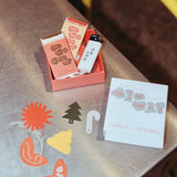 Fortune Candle + Lighter + 2 Matchboxes Set