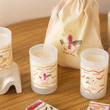 Arsty Glass Candle Set