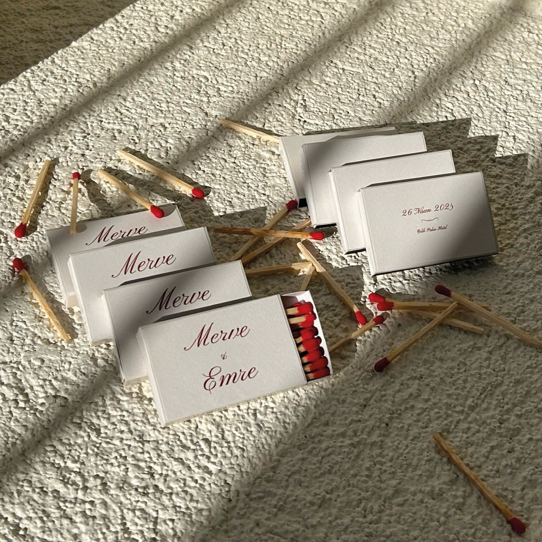 Customizable Matchbox with Sticker