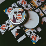 Customizable XSmall Tin Format Candle with Sticker
