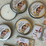 Sticker ile Kişiselleştirilebilir XSmall Teneke Format Mum