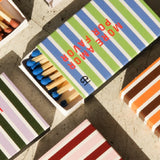Baby Matchboxes with Colored Stripes