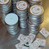 Customizable XSmall Tin Format Candle with Sticker