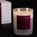 No.3 Spice Bazaar Luxury  Glass Candle Standart